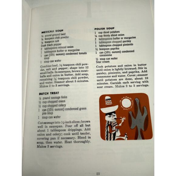 Vintage Campbell's Cook Book Wonderful Ways to Cook With Soup (bb2) - Picture 8 of 10